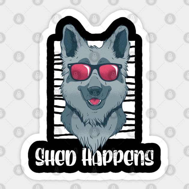 shed Happens Sticker by JayD World